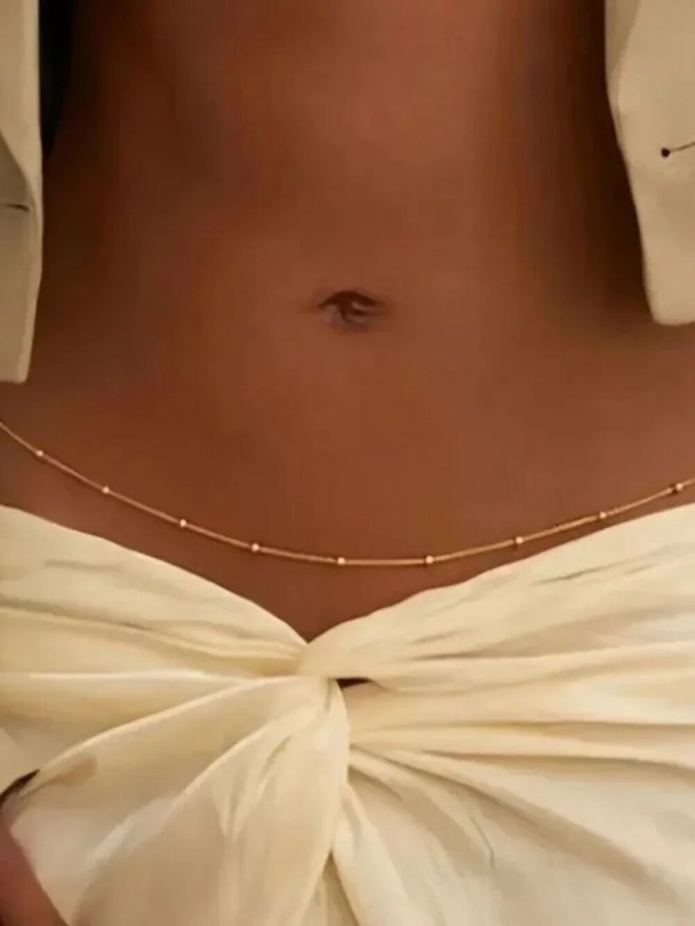 Chic Gold Women's body chain R234